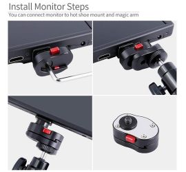 Ronin S Quick Release Mount Plate for Monitor