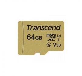 Transcend MicroSDXC/SDHC 500S 64GB Class 10 95MB/S 4K Ultra HD V30